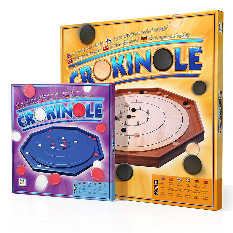 Crokinole spill.